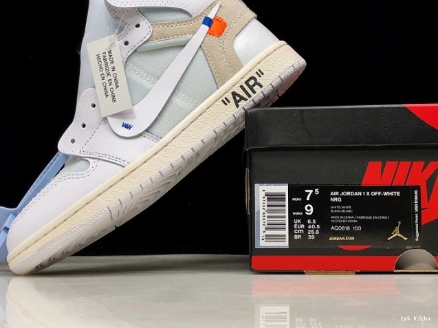 1st Kicks High AQ0818-100 Retro 1 Off-White Air White Jordan 0628